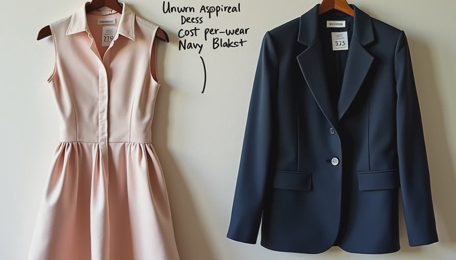 Comparison of high and low cost-per-wear clothing pieces