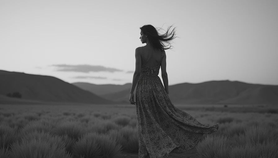 Visual context for bohemian style women's clothing