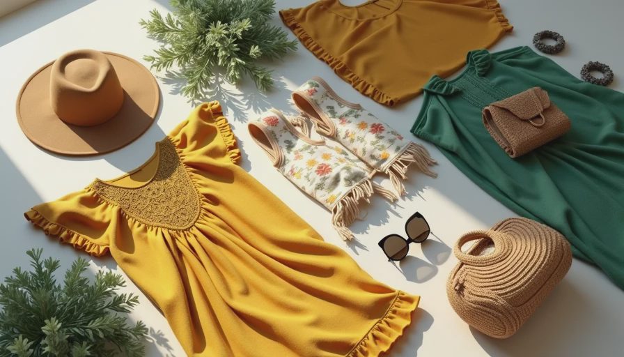 Visual context for boho style women's clothing