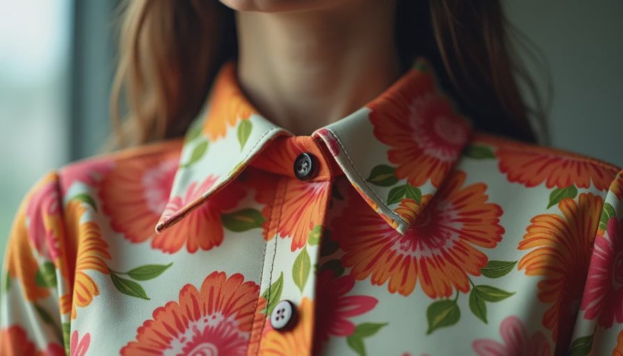 Visual context for 70's style women's shirts