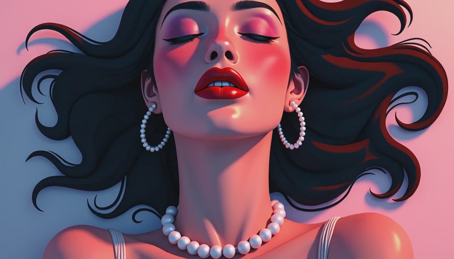 Illustration for fashion classic women's style