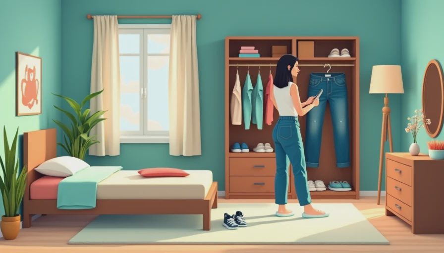 Illustration for everyday casual outfits