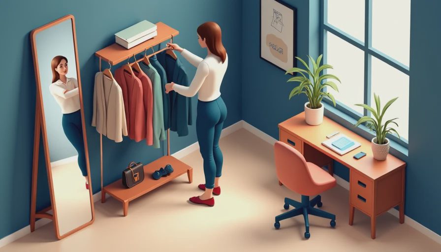 Visual context for affordable workwear women's